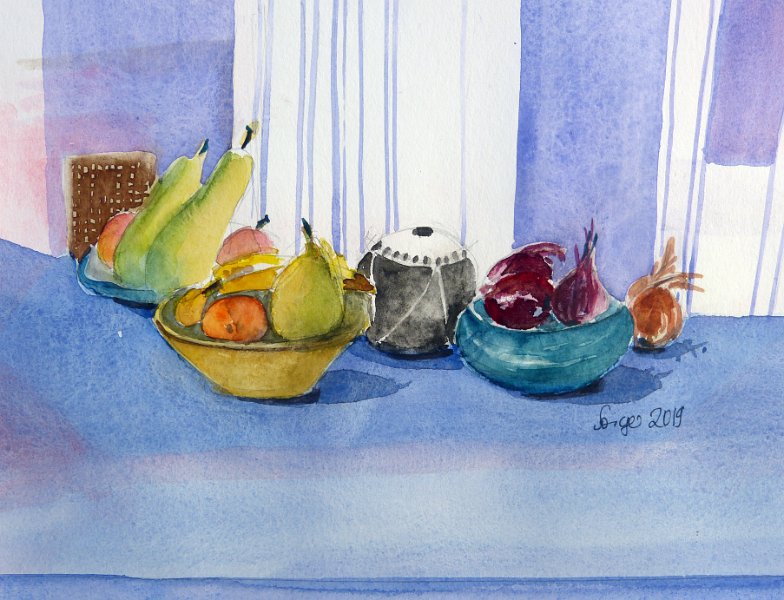 Stilleben mit Fruechten