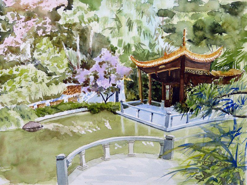 Chinesischer Garten im Westpark
